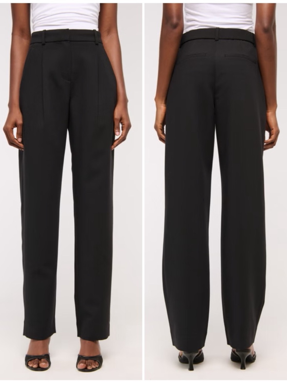 Abercrombie Black Ankle Trousers Womens 29/8 NWT